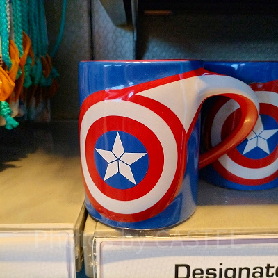 香港ディズニーマーベルグッズ：キャプテンアメリカのマグカップ
