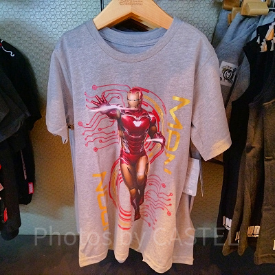 香港ディズニーマーベルグッズ:アイアンマンTシャツ(グレー)