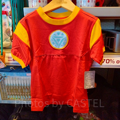 香港ディズニーマーベルグッズ:アイアンマンなりきりTシャツ