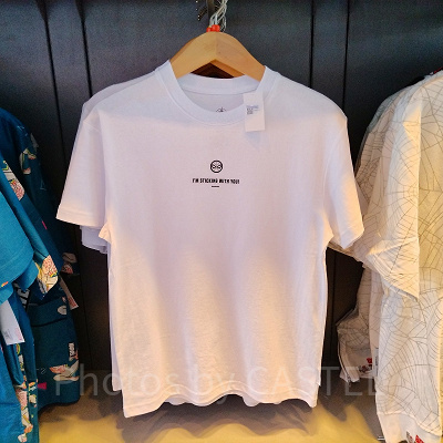 香港ディズニーマーベルグッズ:スパイダーマンのTシャツ(白)