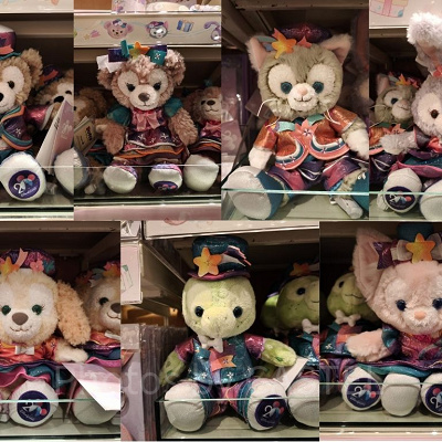 香港ディズニー20周年「ダッフィー＆フレンズ・グランドセレブレーショングッズ」：ぬいぐるみ