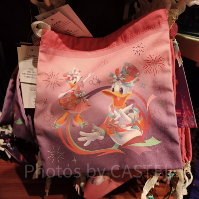 香港ディズニー20周年「ミッキー＆フレンズ・グランドセレブレーショングッズ」：きんちゃく袋