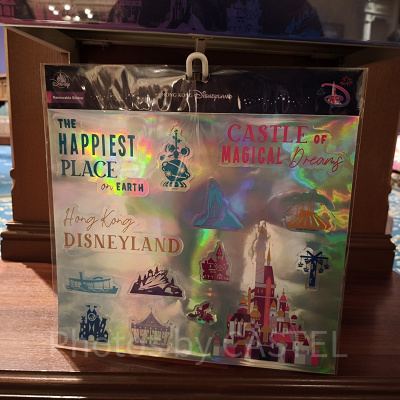 香港ディズニー20周年・スカイライングッズ:リムーバブルステッカー