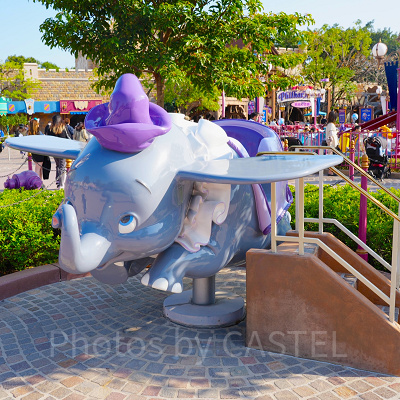 香港ディズニーランドのアトラクション:空飛ぶダンボ