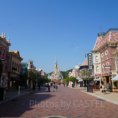 香港ディズニーランド：メインストリートUSA