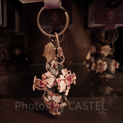 香港ディズニーミスティックマナーグッズ：アルバート3体のキーチェーン