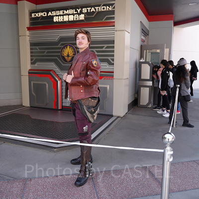 香港ディズニーのマーベルグリーティング：エキスポ・アッセンブリー・ステーション