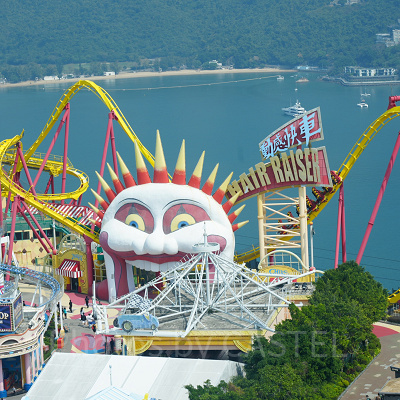 香港オーシャンパーク：ヘアレーザー