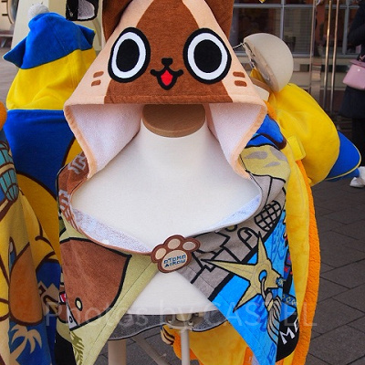 フード付きタオル