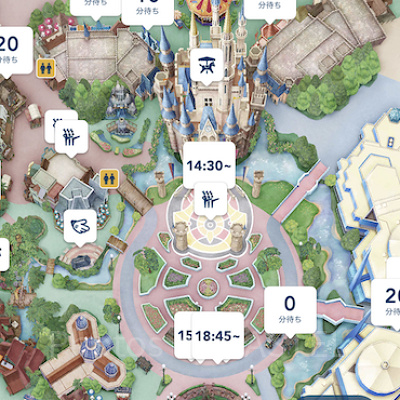 アトラクションの混雑状況は？