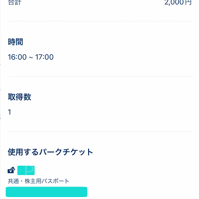 買い方の手順⑤内容を確認（ディズニープレミアアクセス）