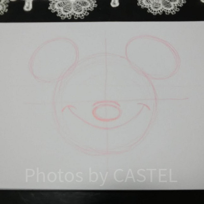 ミッキーの書き方ステップ④-1