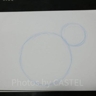 ミッキーの書き方ステップ②-1