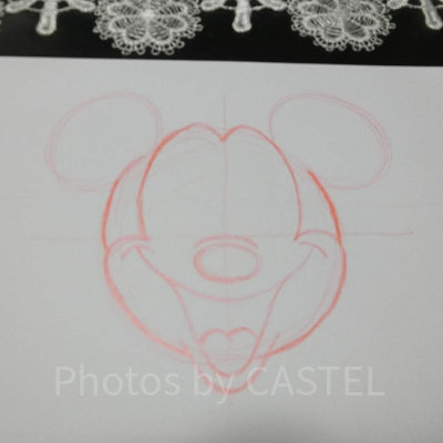 ミッキーの書き方ステップ⑤-2