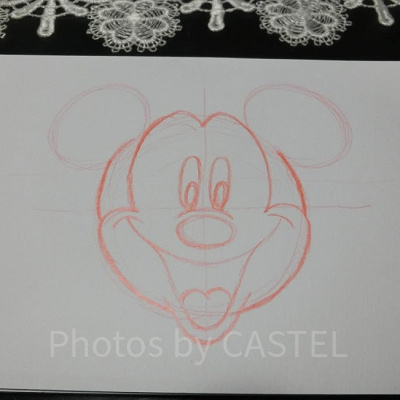 ミッキーの書き方ステップ⑥-2