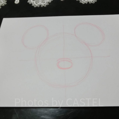 ミッキーの書き方ステップ③