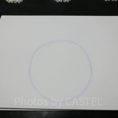 ミッキーの書き方ステップ①