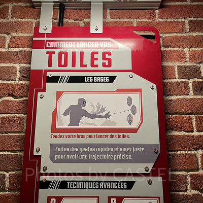 スパイダーマン・ウェブ・アドベンチャーのやり方(パリディズニー)