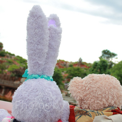 ステラルーとシェリーメイに浴衣を着せて撮りました。