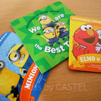 USJクルーとコミュニケーションをとるとこんなシールがもらえることも