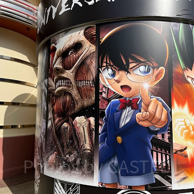 USJ内にあるクールジャパン2022のイラスト