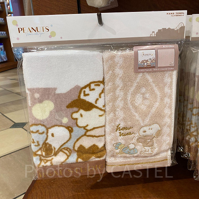 スヌーピーのハンドタオルセット／USJクリスマスグッズ2022