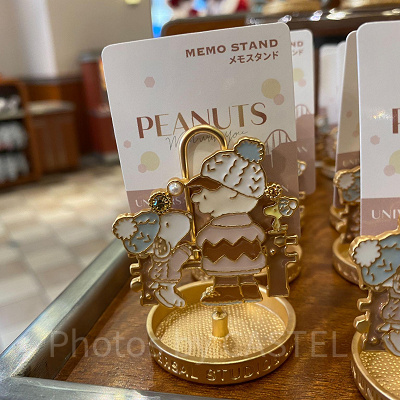 スヌーピーのメモスタンド／USJクリスマスグッズ2022