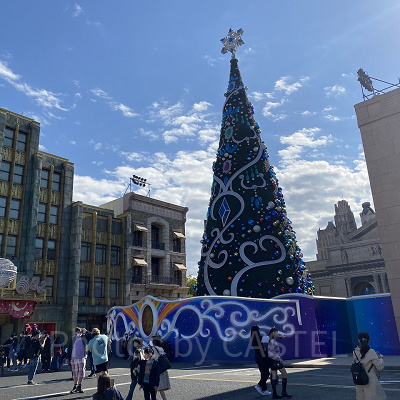 2022年はクリスマスツリーに接近して撮影OK