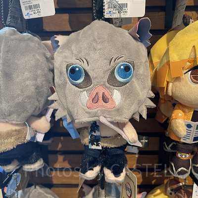 伊之助ぬいぐるみキーチェーン(USJ×鬼滅の刃 刀鍛冶の里編&柱稽古編グッズ)