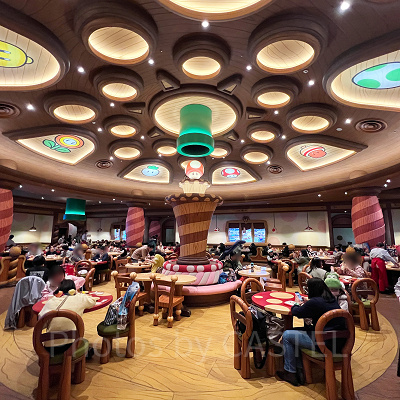 キノピオカフェの店内