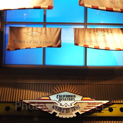 カリフォルニア・アドベンチャーパークのソアリン内部