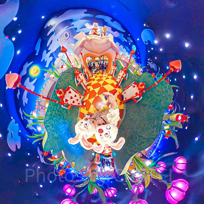 クイーンオブハートのバンケットホール中（360度カメラで撮影）