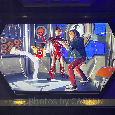 香港ディズニーランドのアイアンマン