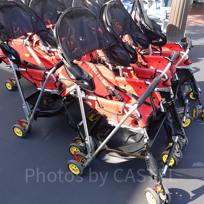 現地でベビーカーが借りられるのは便利ですよね