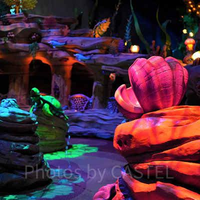 マーメイドラグーンの様子です。まるで海の中みたいですね。