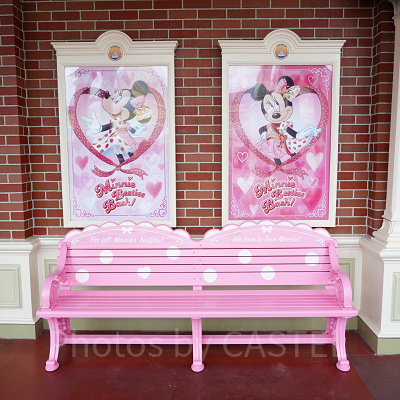 1月ディズニーランド混雑レポ：パーク内のいたる所にミニーの装飾が！