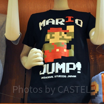 ジャンプマリオTシャツ（ブラック）