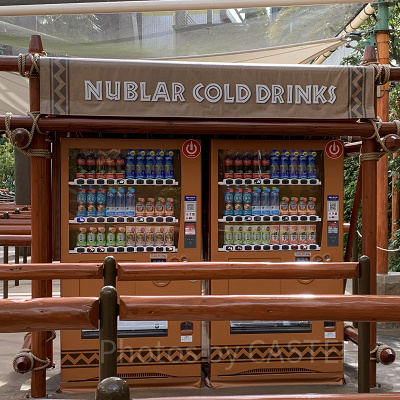 ジュラシックパーク・ザ・ライドの自動販売機