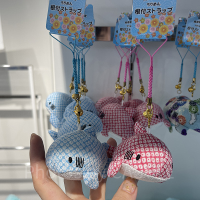 海遊館/ジンベエザメちりめん根付ストラップ