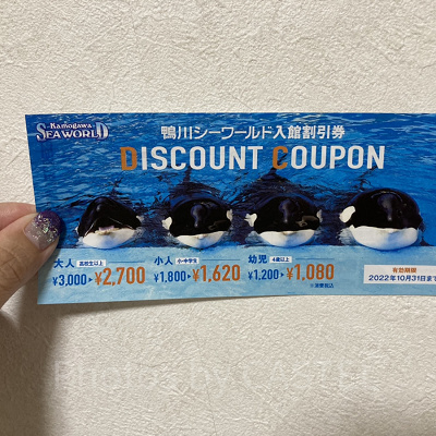 鴨川シーワールドの割引券