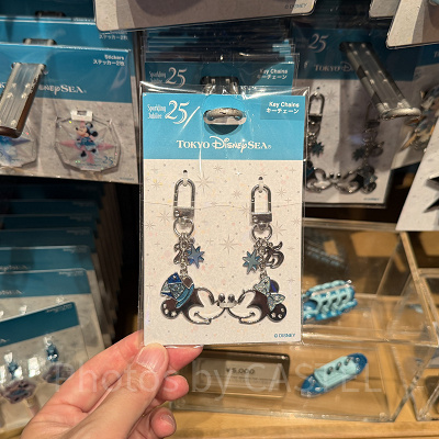 キーチェーンセット(ディズニーシー25周年グッズ)
