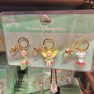 キーチェーンセット(フェアリー・ティンカーベルのビジーバギーグッズ)