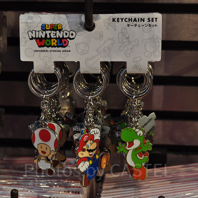 キーチェーンセット(キノピオ、マリオ、ヨッシー)