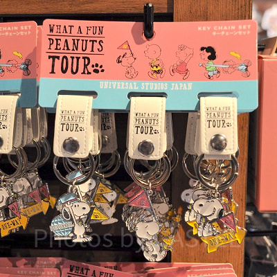 キーチェーンセット／WHAT A FUN PEANUTS TOUR