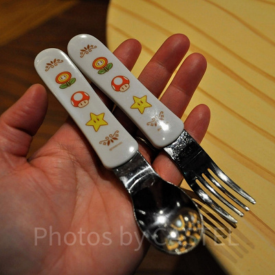 キッズメニューのカトラリー