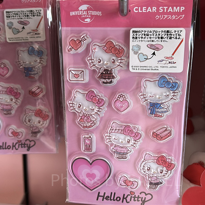 キティのアクリルスタンプ