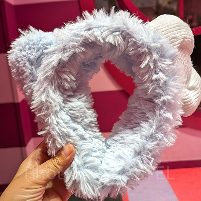 キティもこもこカチューシャ（水色）