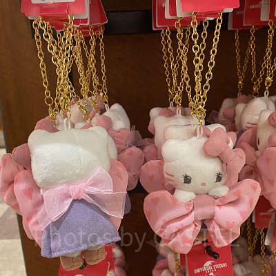 ハローキティ　リボンキーホルダー USJ/ハローキティのリボン型キーチェーン| キャステル | CASTEL