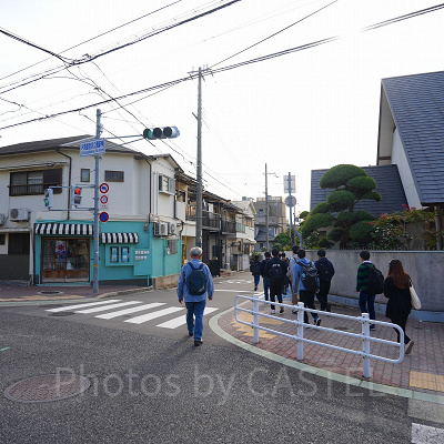 神戸須磨シーワールドアクセス：須磨海浜公園駅の南口の様子