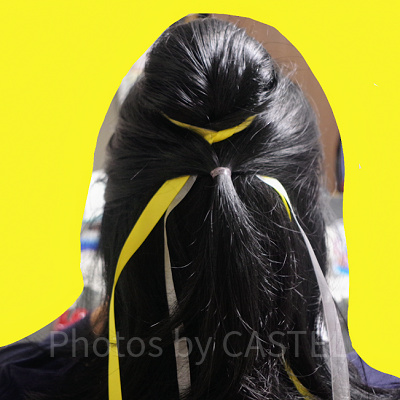 くるりんぱ（する前）